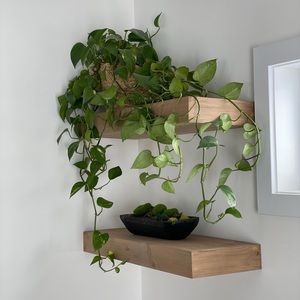 Floating shelves